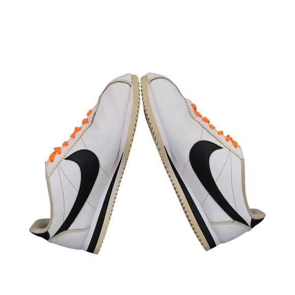 Nike Shoes Womens 7 Sneakers Classic Cortez Lifestyle White Black Leather Retro - Picture 9 of 13
